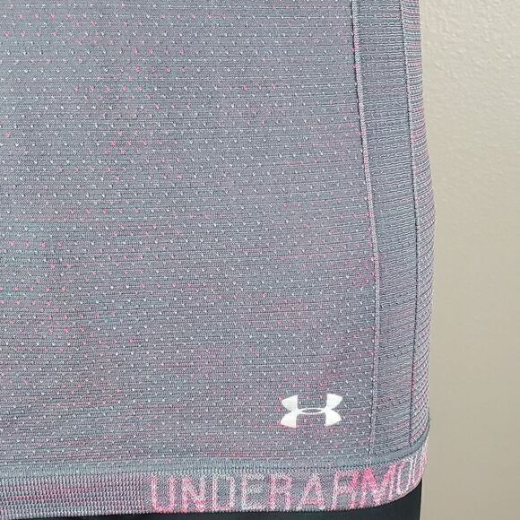 Under Armour Threadborne Purple & Pink Tank Top - Picture 5 of 6